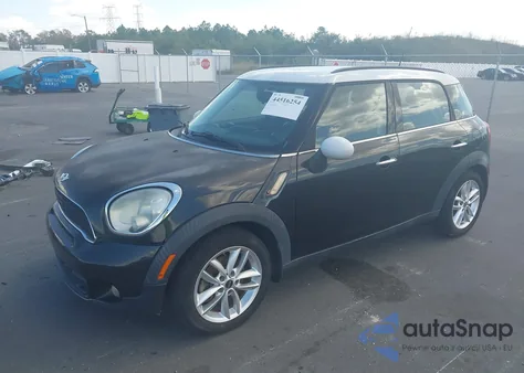 2013 Mini Countryman Cooper S from USA, damaged, VIN WMWZC3C53DWP51360